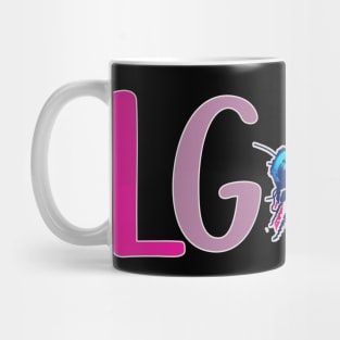 L G BEE T | LGBT | Bisexual Shirt Mug